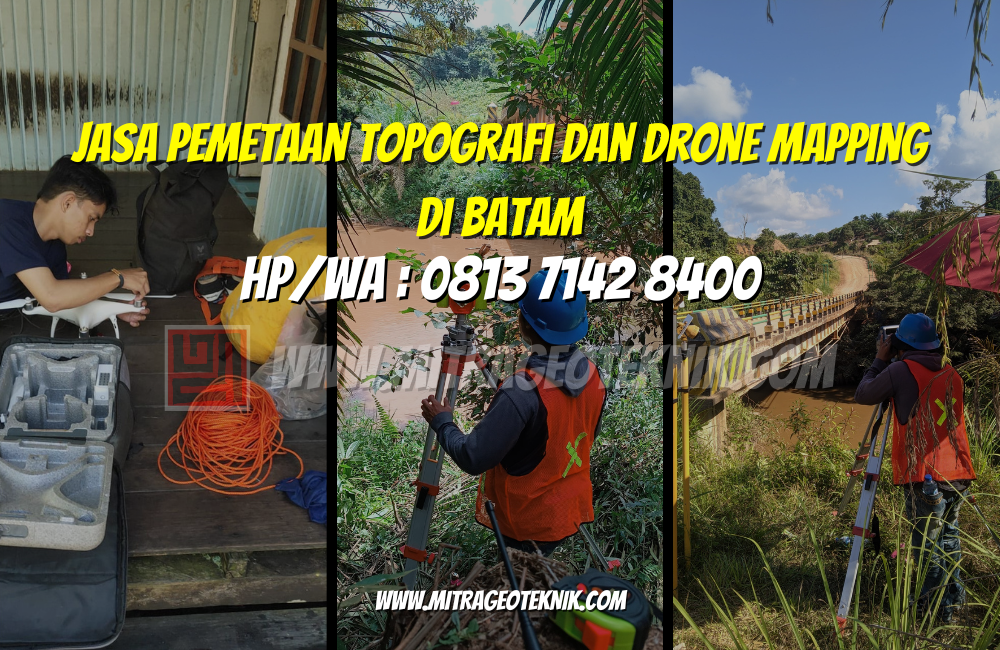 Jasa Pemetaan Topografi dan Drone Mapping di Batam