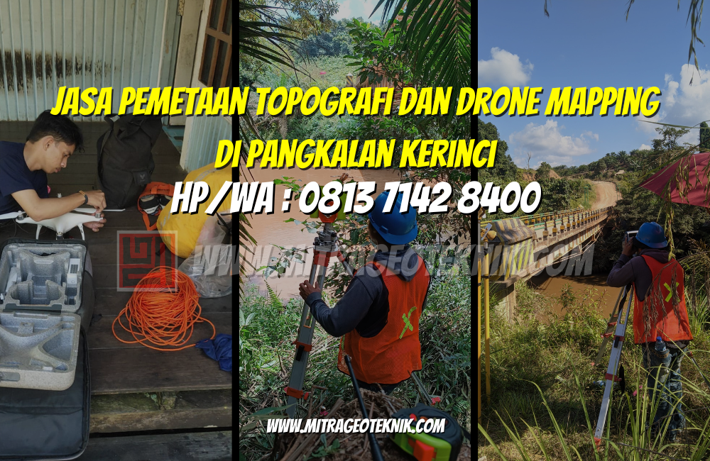 Jasa Pemetaan Topografi dan Drone Mapping di Pangkalan Kerinci