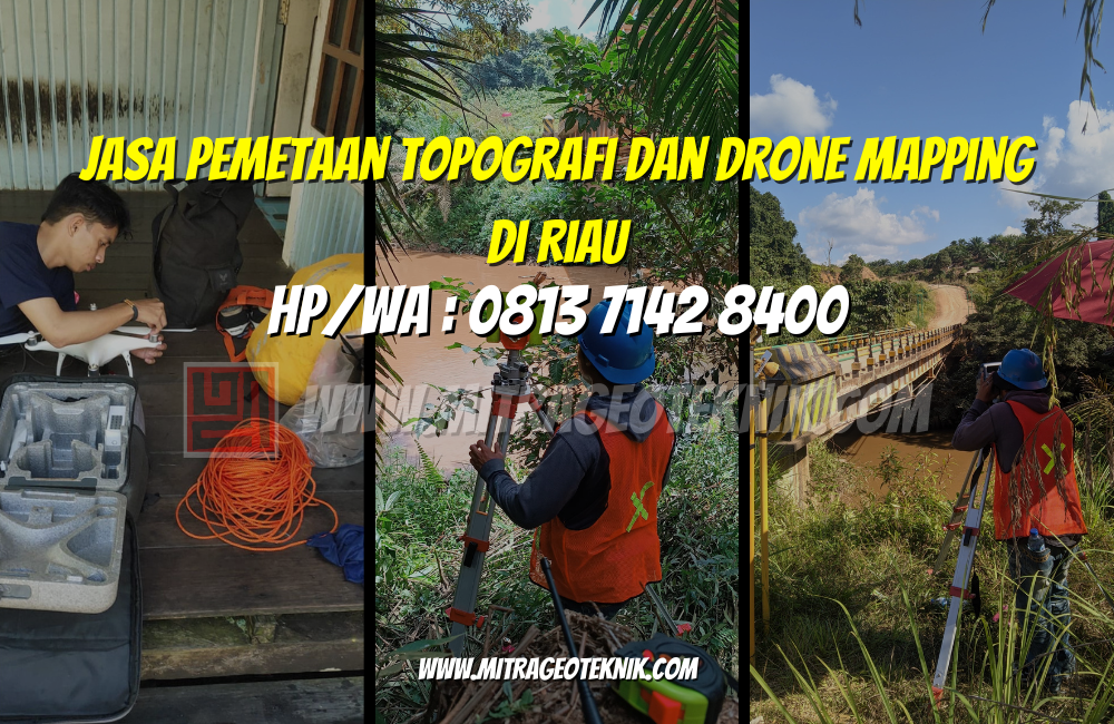 Jasa Pemetaan Topografi dan Drone Mapping di Riau